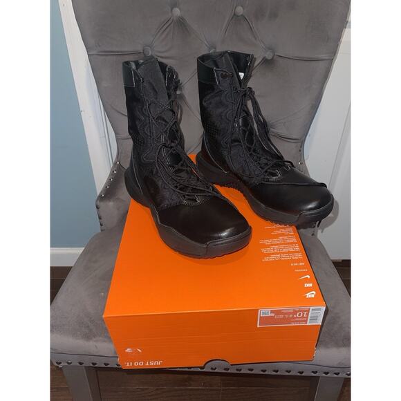 NEW Nike Men's 10.5 SFB B1 Triple Black Tactical Boots Combat DX2117-001 - Picture 4 of 8